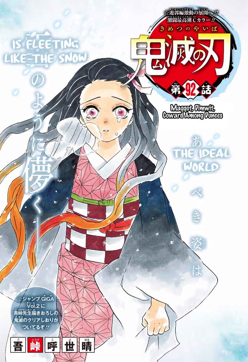 Demon Slayer: Kimetsu no Yaiba Chapter 92 - Page