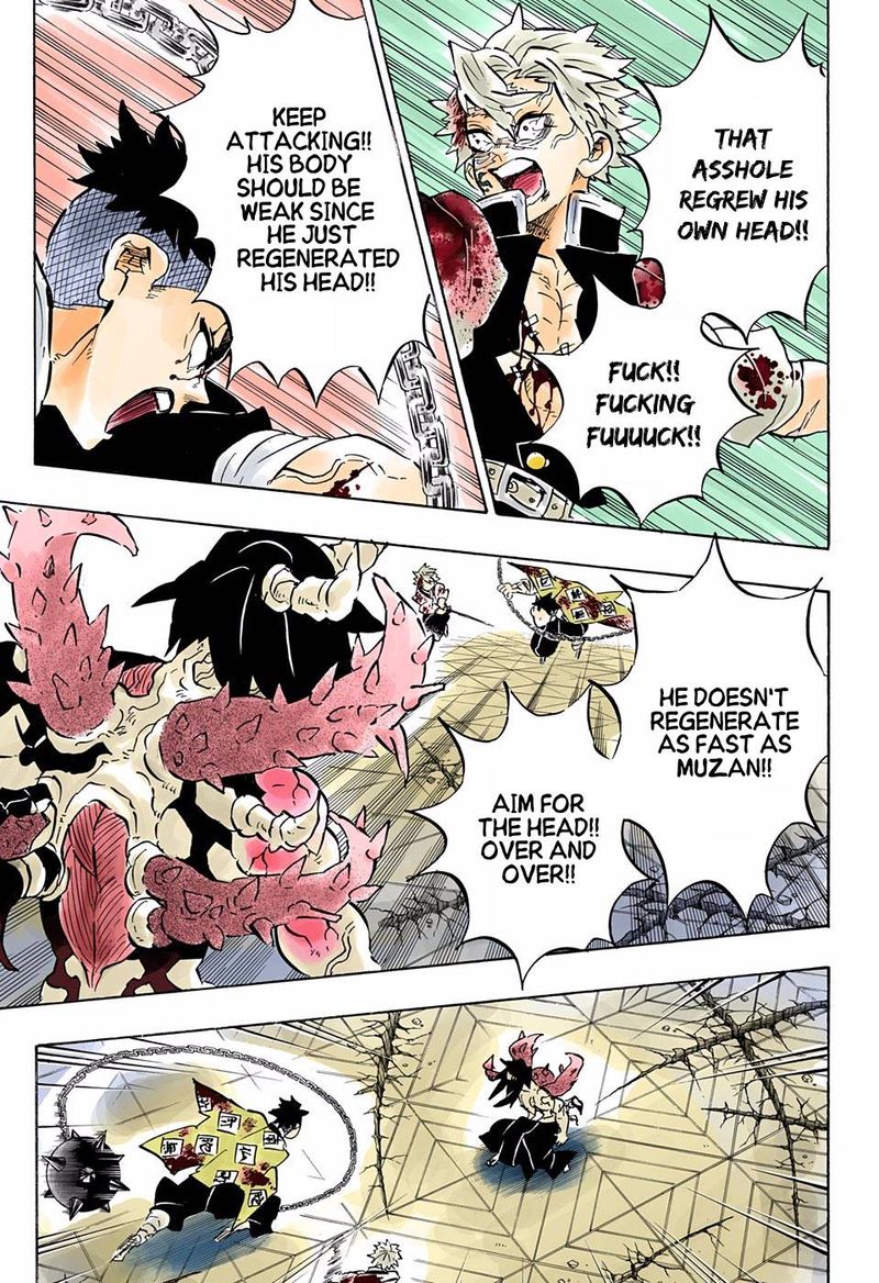 Kimetsu No Yaiba   Digital Colored Comics Chapter 176 - Page