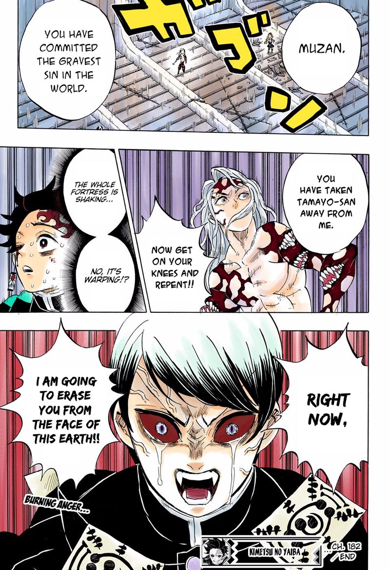 Kimetsu No Yaiba   Digital Colored Comics Chapter 182 - Page