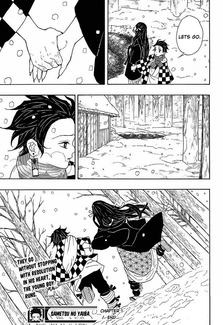 Demon Slayer: Kimetsu no Yaiba Chapter 1 - Page